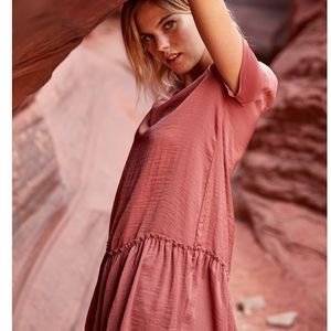 NWT Aerie satin, silky shift dress